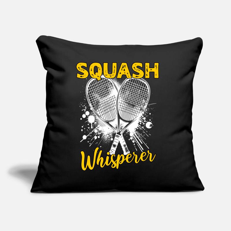 Squash Sprüche Sofakissen mit Füllung 45 x 45 cm