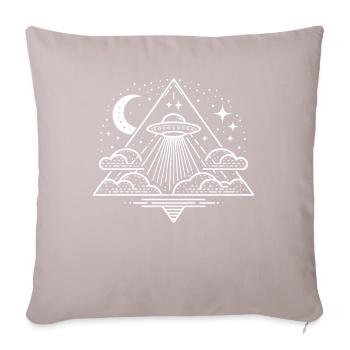 Alien - Sofa pillow with filling 45cm x 45cm - light taupe - Front