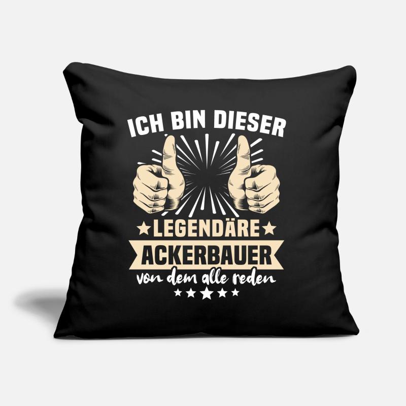 Ackerbauer Sprüche Sofakissen mit Füllung 45 x 45 cm