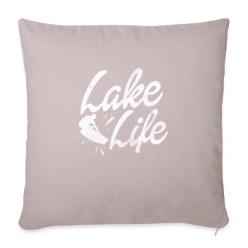 Wakeboard - Sofakissen mit Füllung 45 x 45 cm - helles Taupe - Vorne