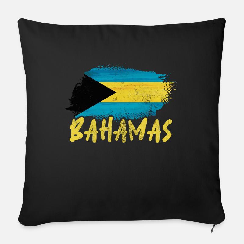 Bahamas - Sofakissen mit Füllung 45 x 45 cm - Schwarz