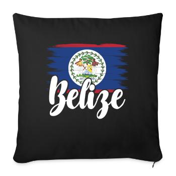 Belize Latino Belizer Belizerin Maya Geschenk - Sofakissen mit Füllung 45 x 45 cm - Schwarz - Vorne