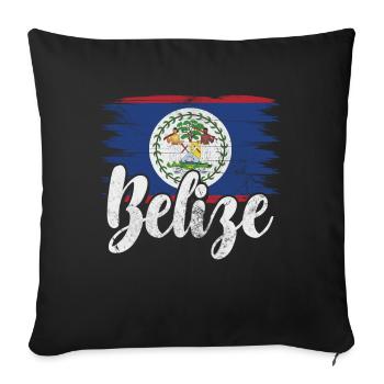 Belize - Sofakissen mit Füllung 45 x 45 cm - Schwarz - Vorne