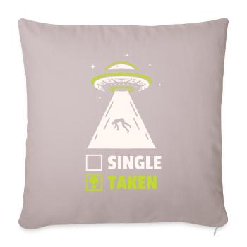 Alien UFO Alien Galaxy Geschnek - Sofa pillow with filling 45cm x 45cm - light taupe - Front