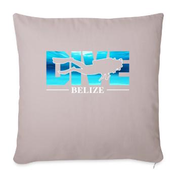 Belize Latino Belizer Belizerin Maya Geschenk - Sofakissen mit Füllung 45 x 45 cm - helles Taupe - Vorne