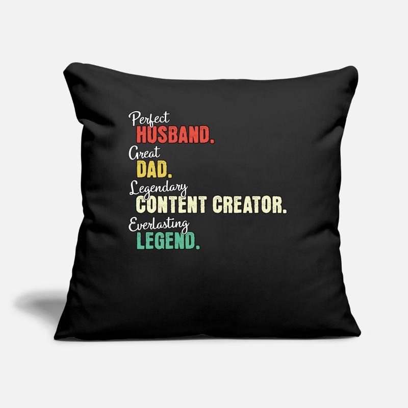 Content Creator Dad Sofa pillow with filling 45cm x 45cm