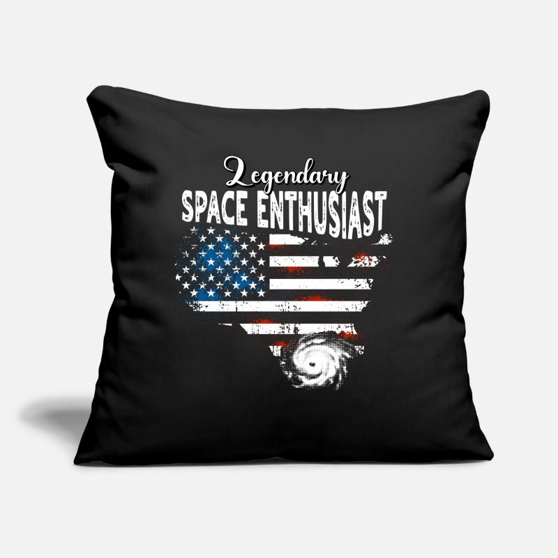 Passionné de l’espace US Coussin et housse de 45 x 45 cm