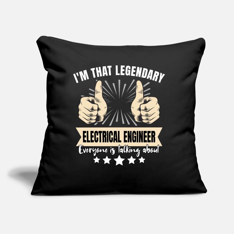 Legendary Electrical Engineer Sofa pillow with filling 45cm x 45cm