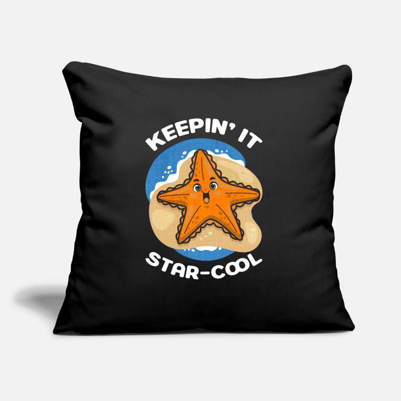 Keepin' It Star-cool - Ambiance de la plage Starfish Coussin et housse de 45 x 45 cm