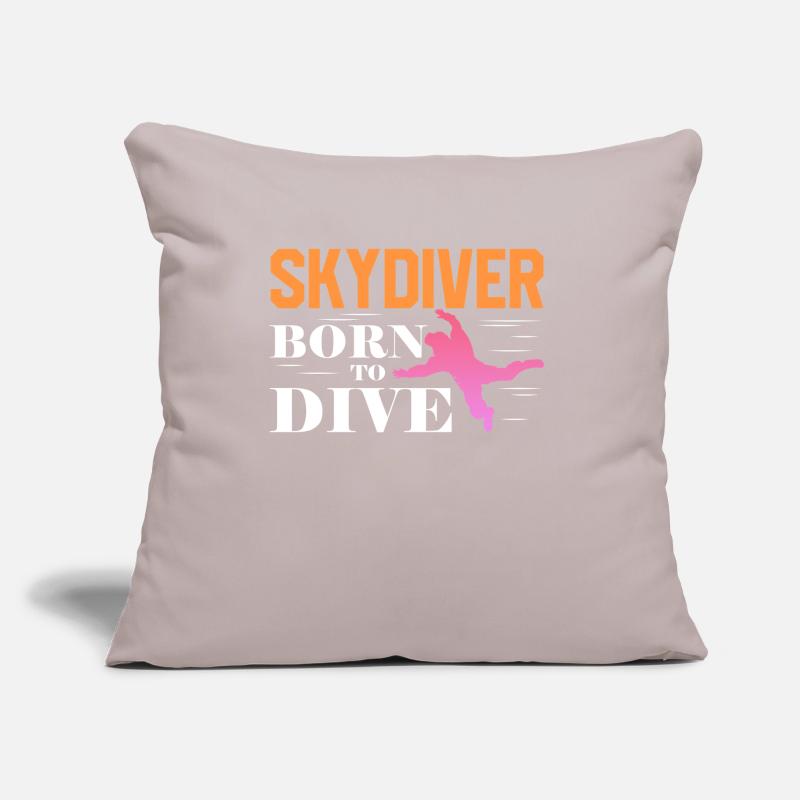 Skydive Skydiver Skydiving Fallschirm Geschenk Sofakissen mit Füllung 45 x 45 cm