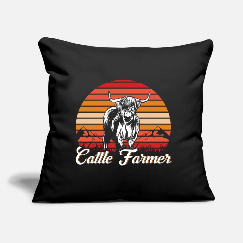 Élevage de moutons Élevage Élevage Mouton Cadeau Coussin et housse de 45 x 45 cm
