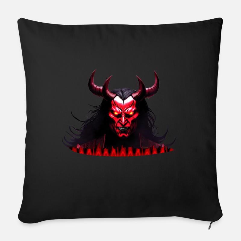 Devil Zone 13 - Sofakissen mit Füllung 45 x 45 cm - Schwarz