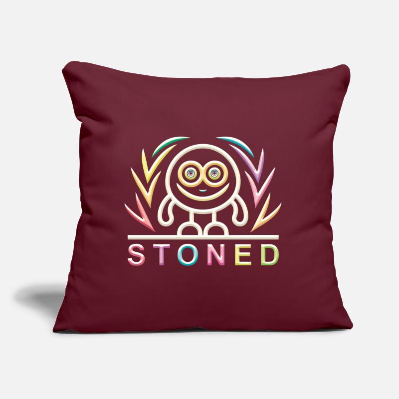 Stone doux Coussin et housse de 45 x 45 cm