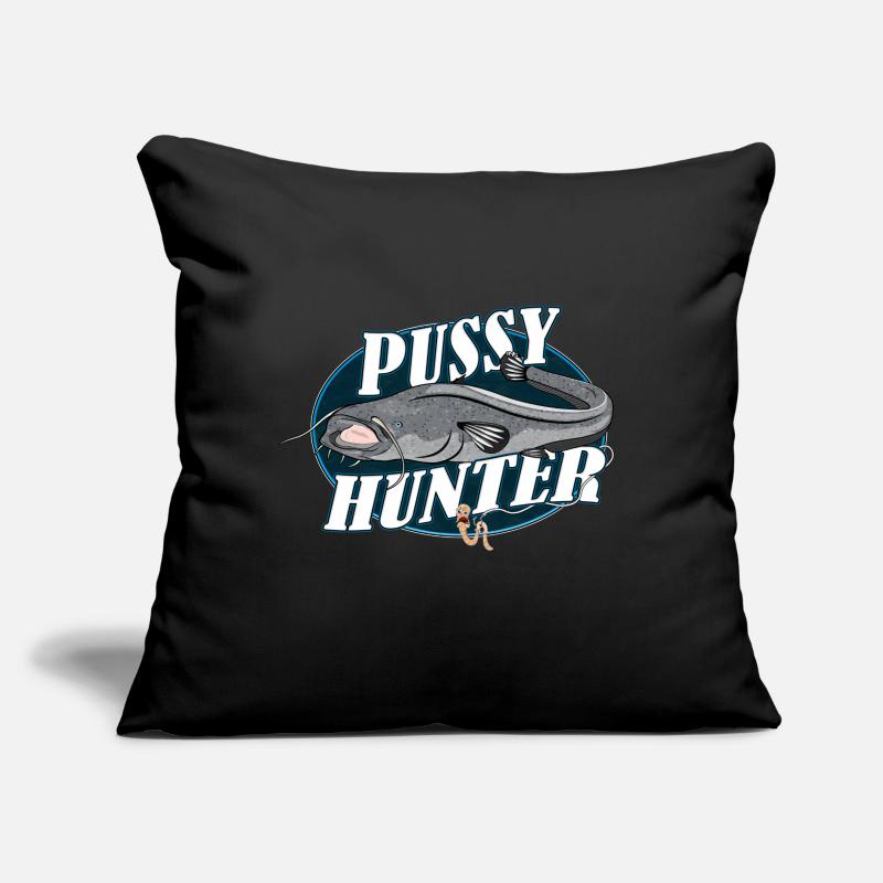 Chasseur de poisson-chat Coussin et housse de 45 x 45 cm