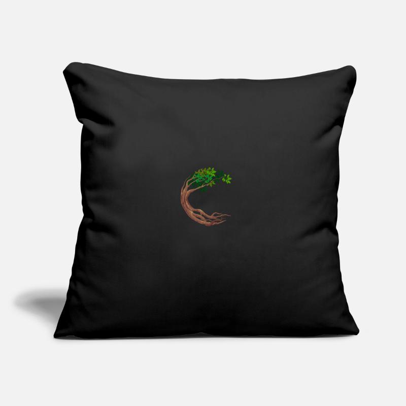 Round Tree Circular World Tree Sofa pillow with filling 45cm x 45cm
