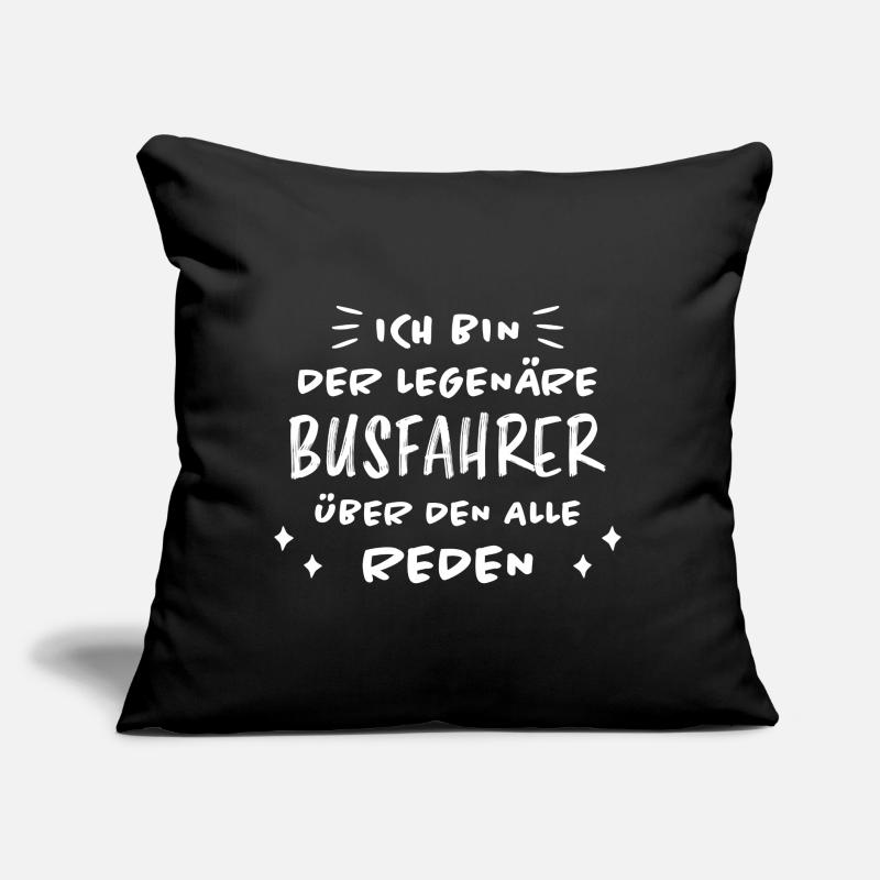Busfahrer Beruf Lustiger Spruch Busfahrer Geschenk Sofakissen mit Füllung 45 x 45 cm