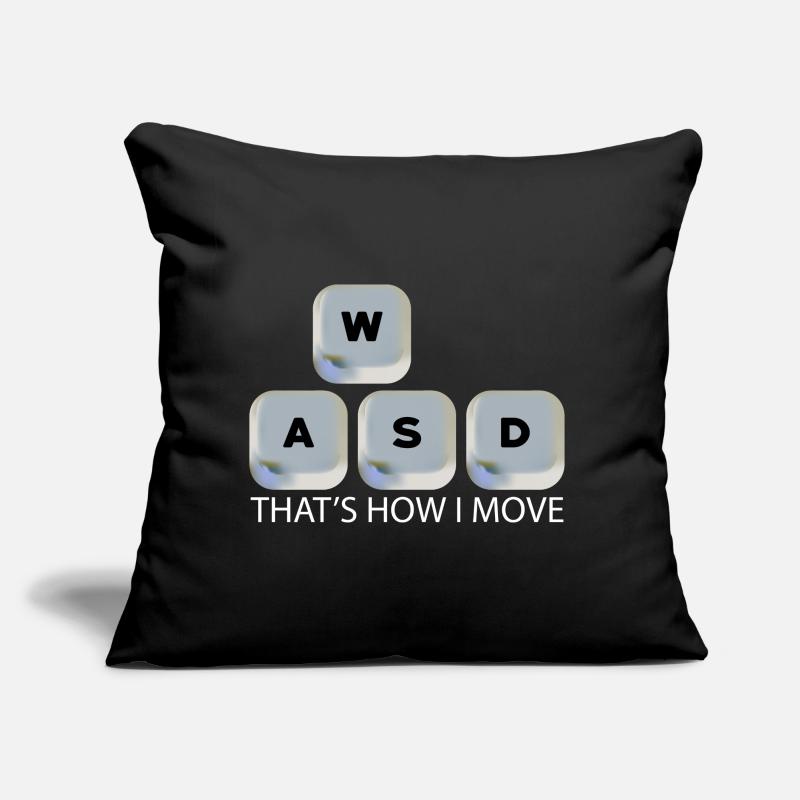 WASD Gaming Gaming Video Game, PC, Computer Sofa pillow with filling 45cm x 45cm