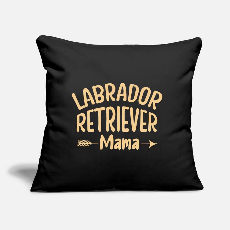 Labrador Retriever Mama Sofa pillow with filling 45cm x 45cm