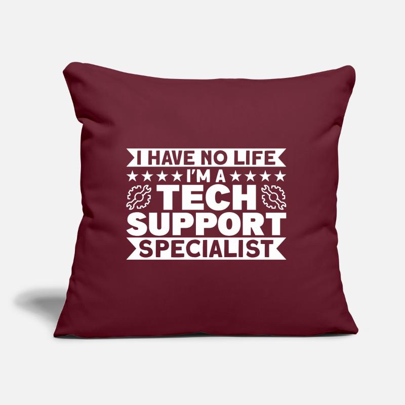 Tech Support Technical Support Support Gift Sofa pillow with filling 45cm x 45cm