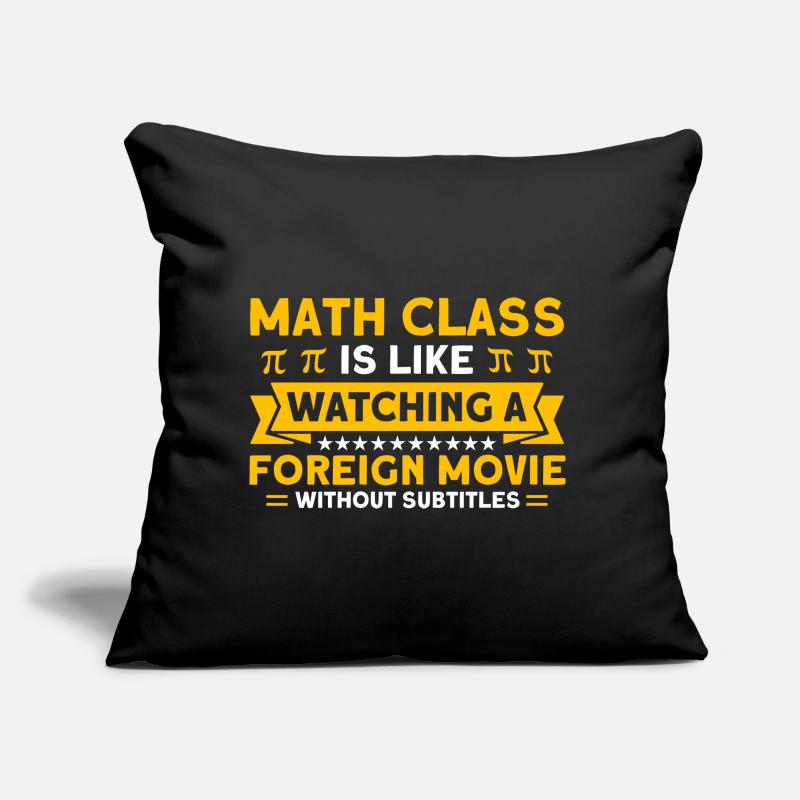 Math Mathématiques Sciences Math Cadeau Coussin et housse de 45 x 45 cm