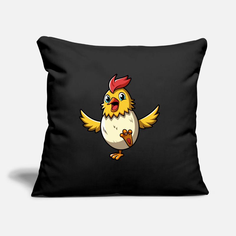 Happy Easter - Osterchicken - Osterei - Geschenk Sofakissen mit Füllung 45 x 45 cm
