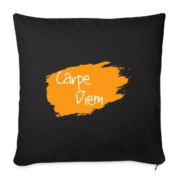 Carpe Diem - Sofa pillow with filling 45cm x 45cm - black - Front