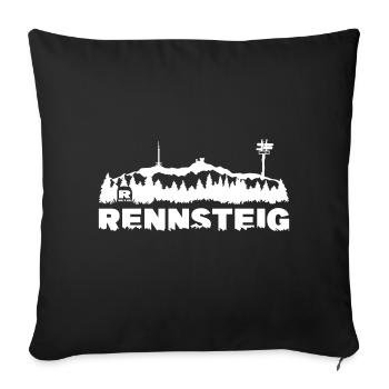 Rennsteig Design - Sofakissen mit Füllung 45 x 45 cm - Schwarz - Vorne