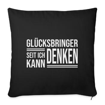 Ramoneur – votre porte-bonheur - Coussin et housse de 45 x 45 cm - noir - Devant