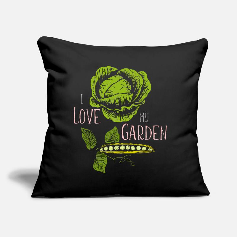 Vegetable garden Sofa pillow with filling 45cm x 45cm