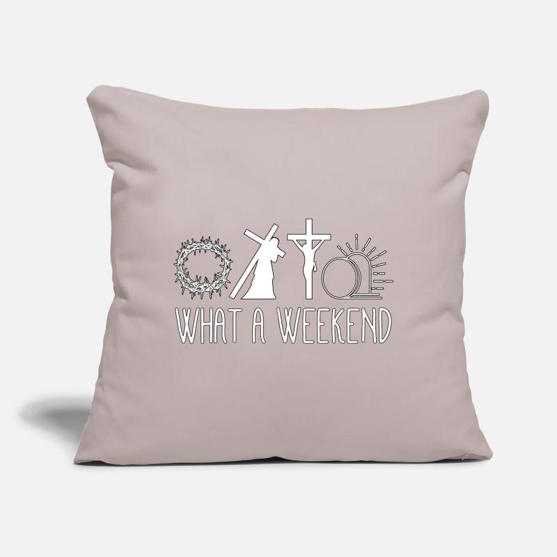 What A Weekend Jesus Easter Sofa pillow with filling 45cm x 45cm
