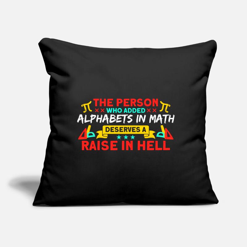 Math Mathématiques Sciences Math Cadeau Coussin et housse de 45 x 45 cm
