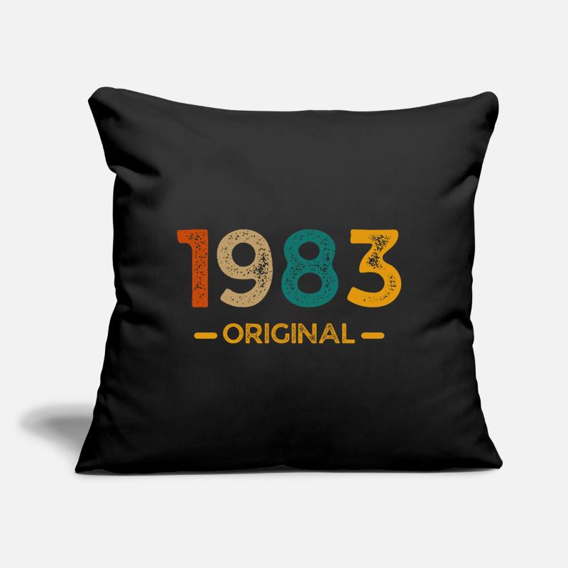 1982 Original Coussin et housse de 45 x 45 cm