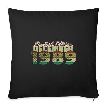 35e anniversaire Édition Limitée (SCR) 12/1989 - Coussin et housse de 45 x 45 cm - noir - Devant
