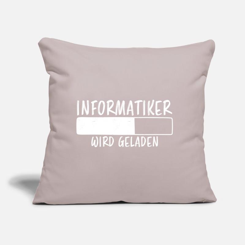 Informatiker Spruch Lustige Programmierer Geschenk Sofakissen mit Füllung 45 x 45 cm