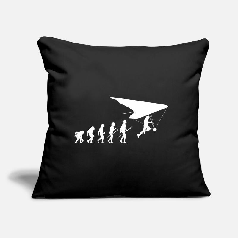 Hängegleiter Deltasegler Evolution Drachenflieger Sofakissen mit Füllung 45 x 45 cm
