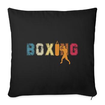 Boxen - Sofakissen mit Füllung 45 x 45 cm - Schwarz - Vorne