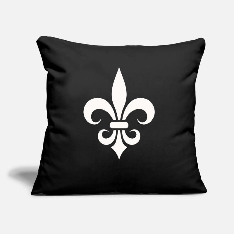 fleur de lys Coussin et housse de 45 x 45 cm