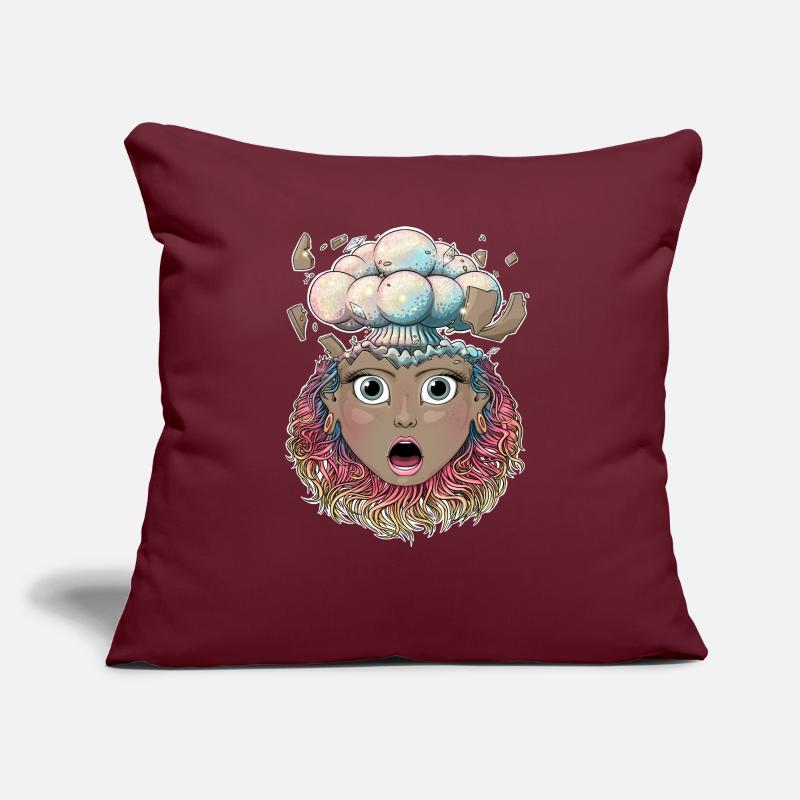 Reva Prisma exploding head face Sofa pillow with filling 45cm x 45cm