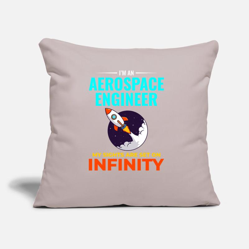 Aerospace Engineer Astronautical Rocket Scientist Sofa pillow with filling 45cm x 45cm