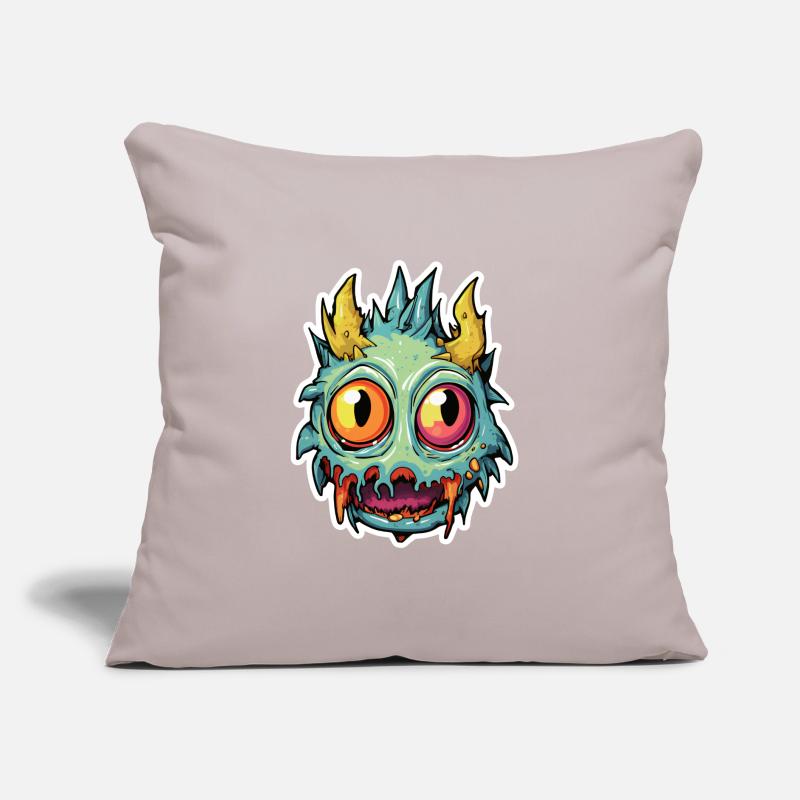Moines d’Halloween Coussin et housse de 45 x 45 cm