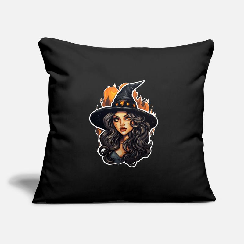 Sorcière Coussin et housse de 45 x 45 cm