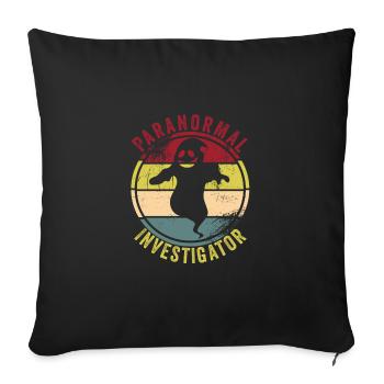Ghost Hunters - Sofa pillow with filling 45cm x 45cm - black - Front
