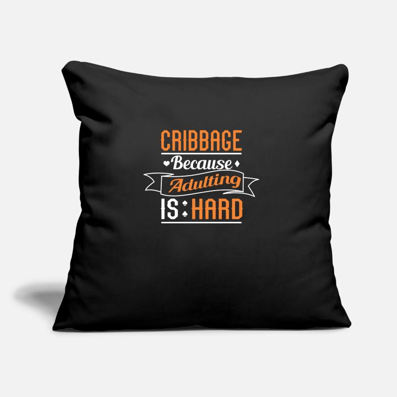 Cribbage Sofa pillow with filling 45cm x 45cm
