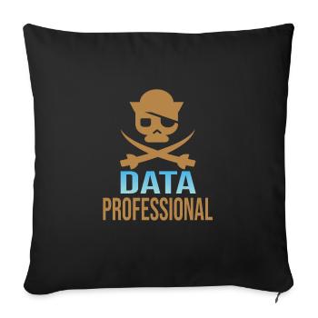 Daten Analytiker Datenschutz Beauftragter - Sofakissen mit Füllung 45 x 45 cm - Schwarz - Vorne