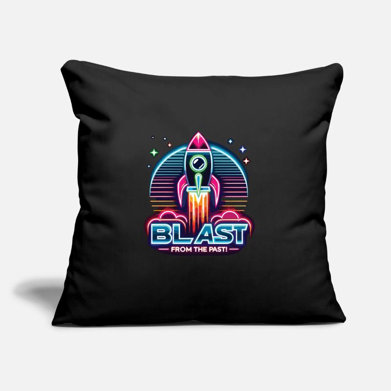 Fusée Coussin et housse de 45 x 45 cm