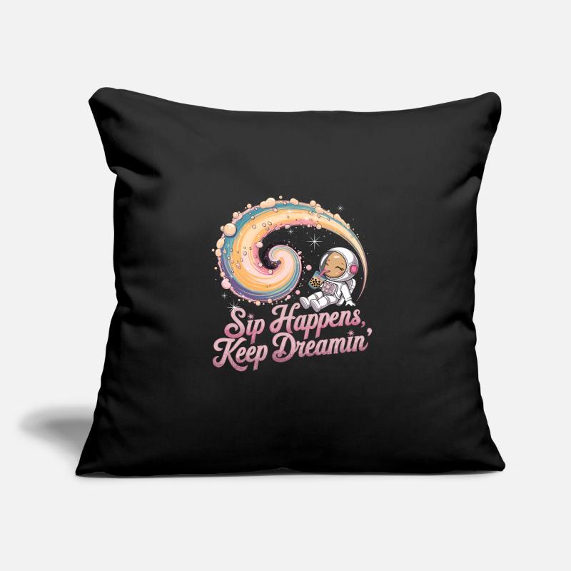 K pop and bubble tea Sofa pillow with filling 45cm x 45cm