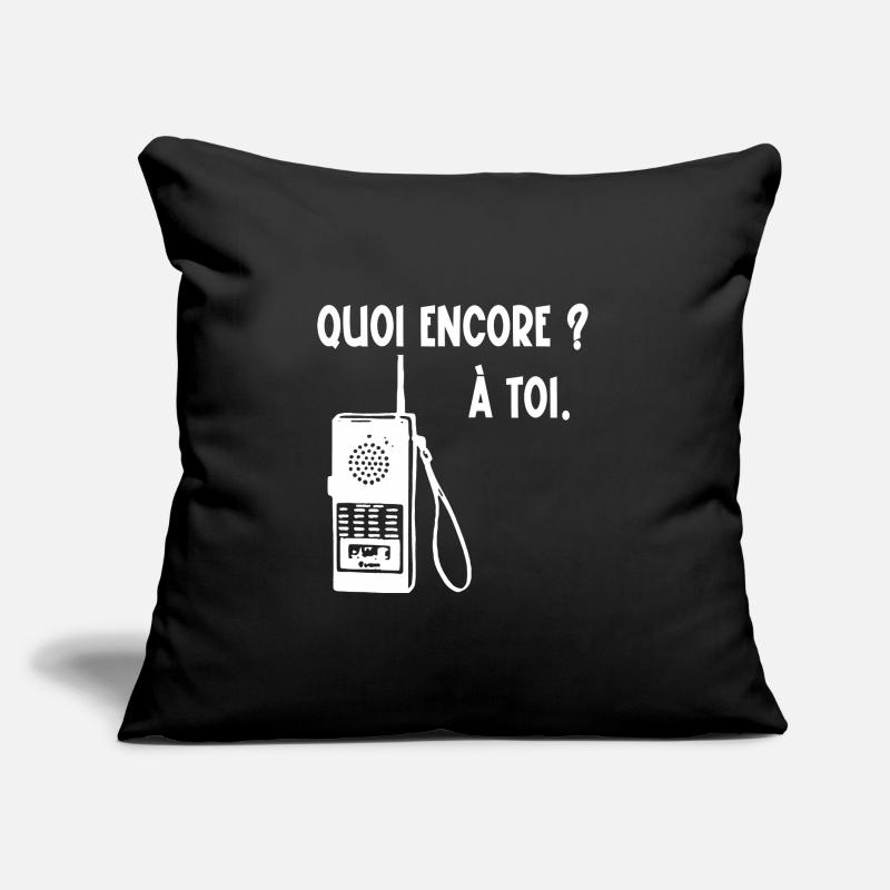quoi encore Coussin et housse de 45 x 45 cm