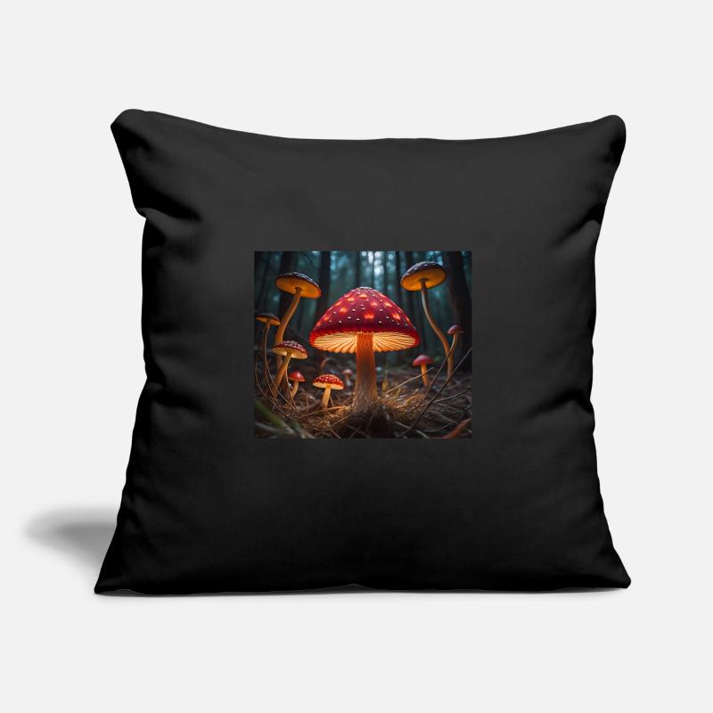 Glowing Toadstools Sofa pillow with filling 45cm x 45cm