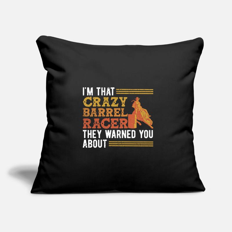 Course de barils Coussin et housse de 45 x 45 cm