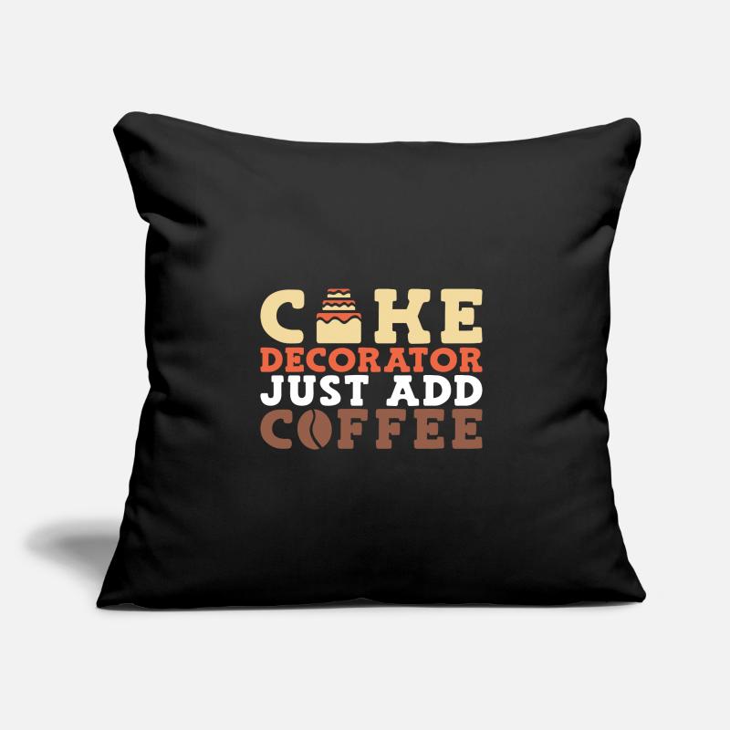 Kuchen backen Bäcker Konditor Sofakissen mit Füllung 45 x 45 cm
